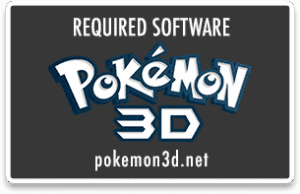 Pokémon 3D software is required to play this game.